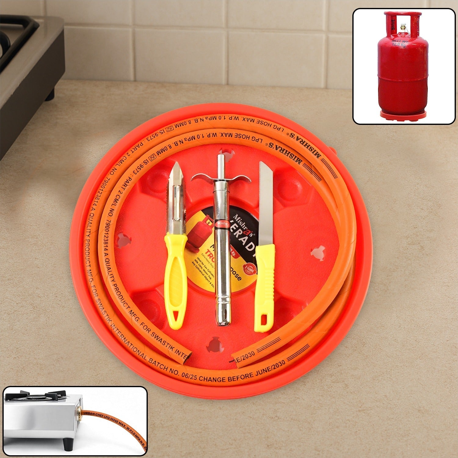 Mishra's Multipurpose LPG Gas Stove Connection Kit Mishra's Multipurpose LPG Gas Stove Connection Kit